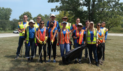 54 members of Culligan’s corporate offices participated in the Community Power Service Day event