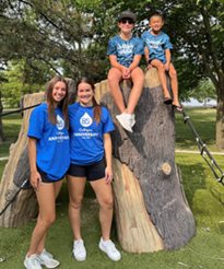 24 employee volunteers of Culligan of Kansas City scoured Frisco Lake Park in Olathe, KS for their trash cleanup mission